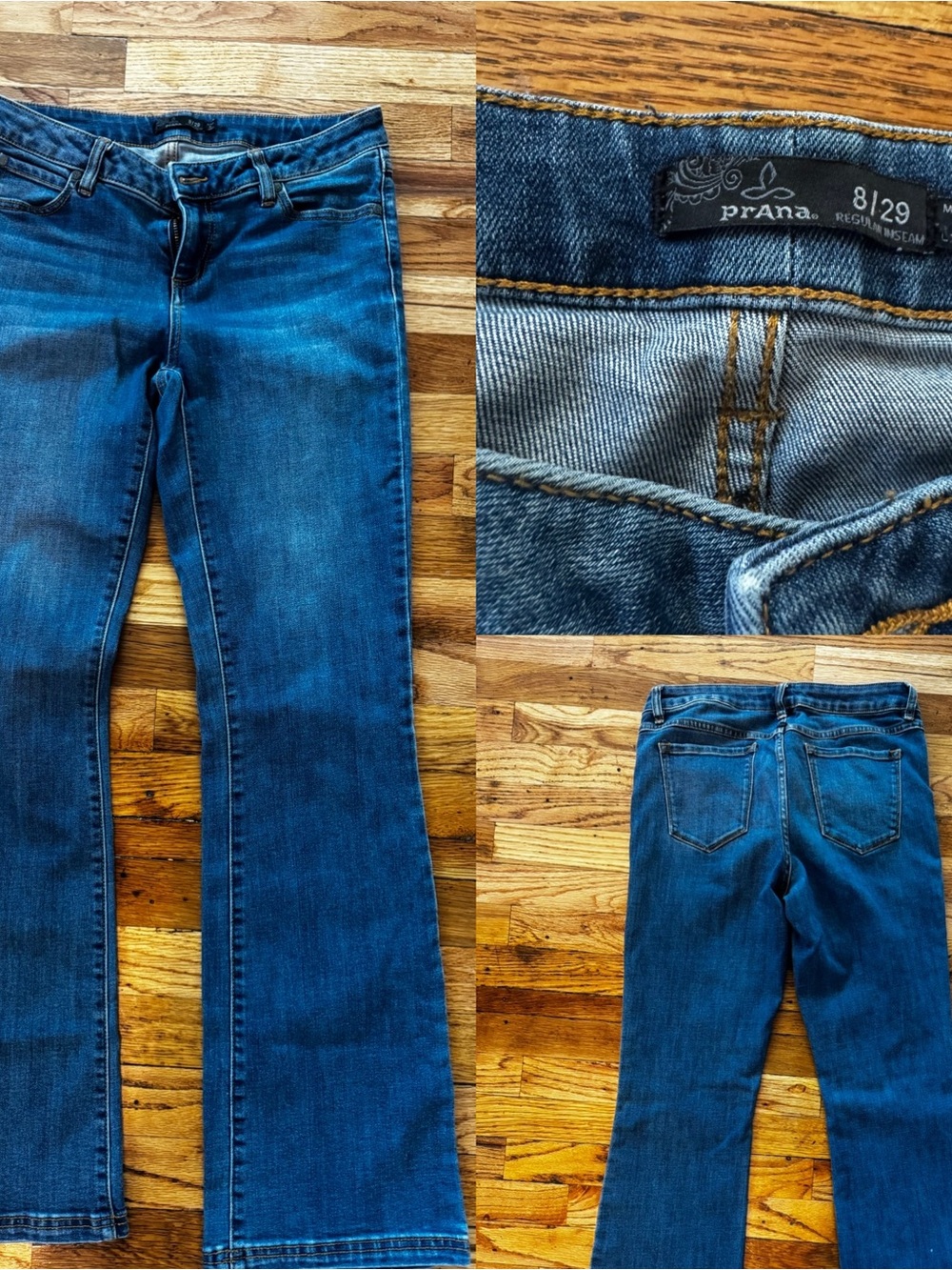 prAna Women's Blue Bootcut Jeans - 8/29